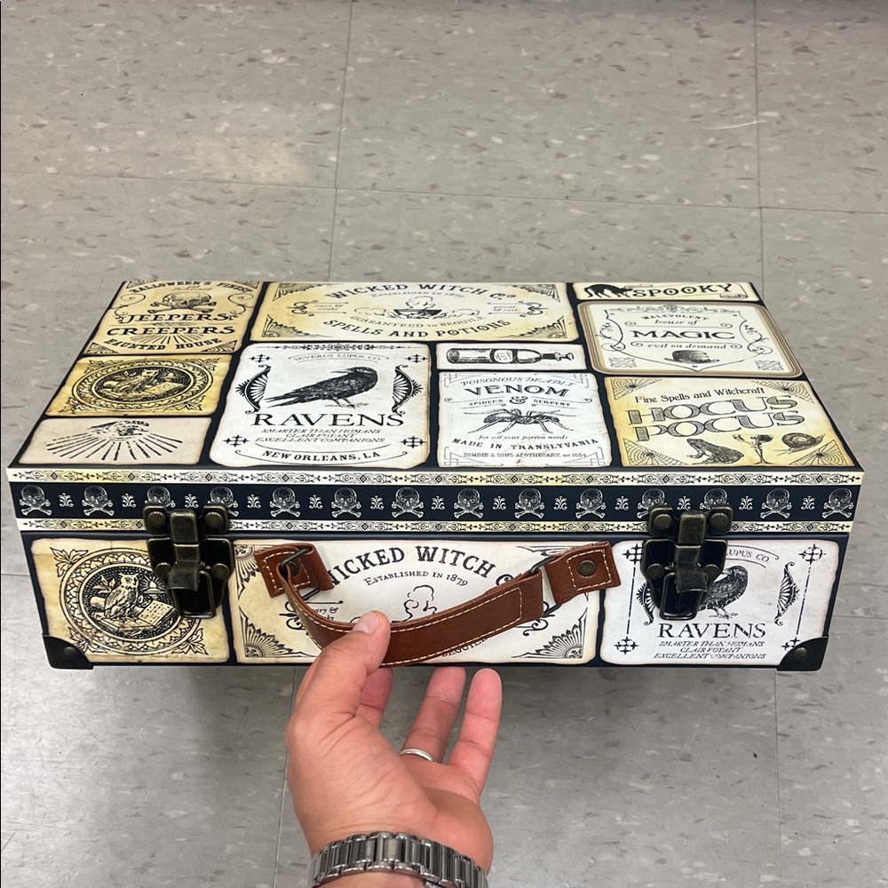 Vintage Style Decorative Box with Labels